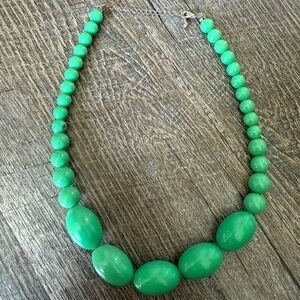Elegant Green Beaded Necklace